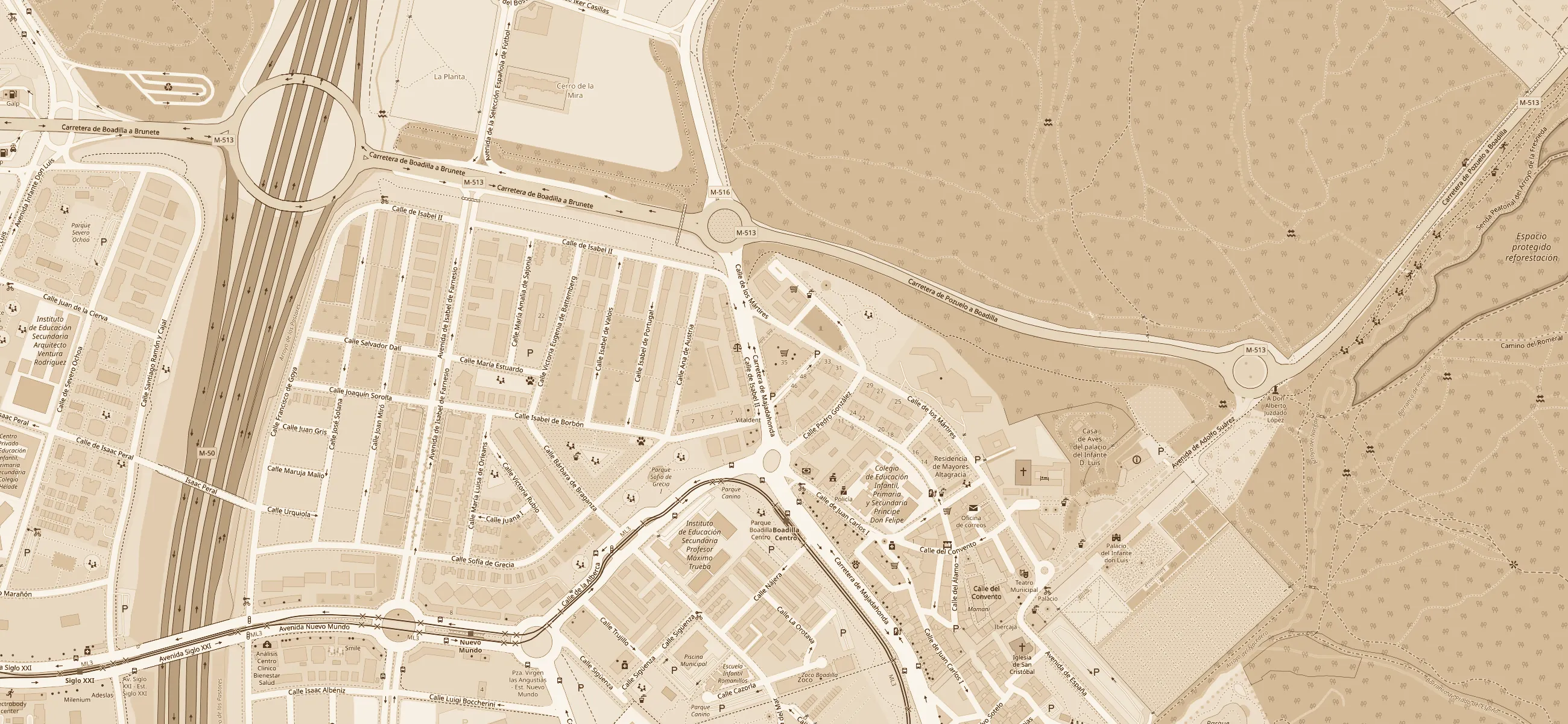 Mapa de la zona de C.C. El Palacio · 1ª planta, local 39, Boadilla del Monte, Madrid